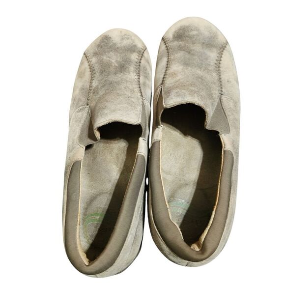 Dansko Kim Shoes Size 39 8.5 9 Brown Nubuck Slip On Distressed - Picture 8 of 10